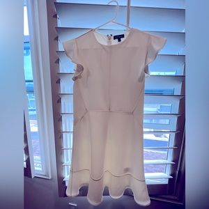 White mini dress